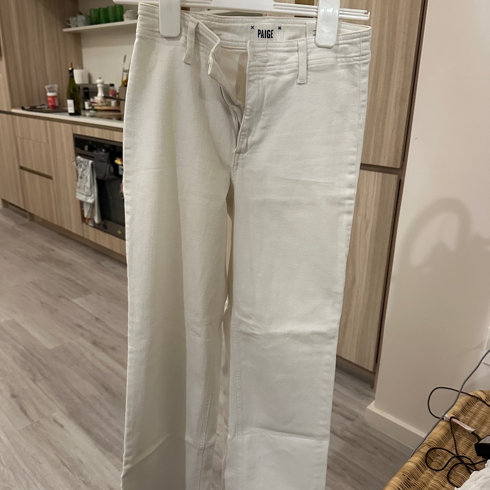 PAIGE Classic Cream Jeans